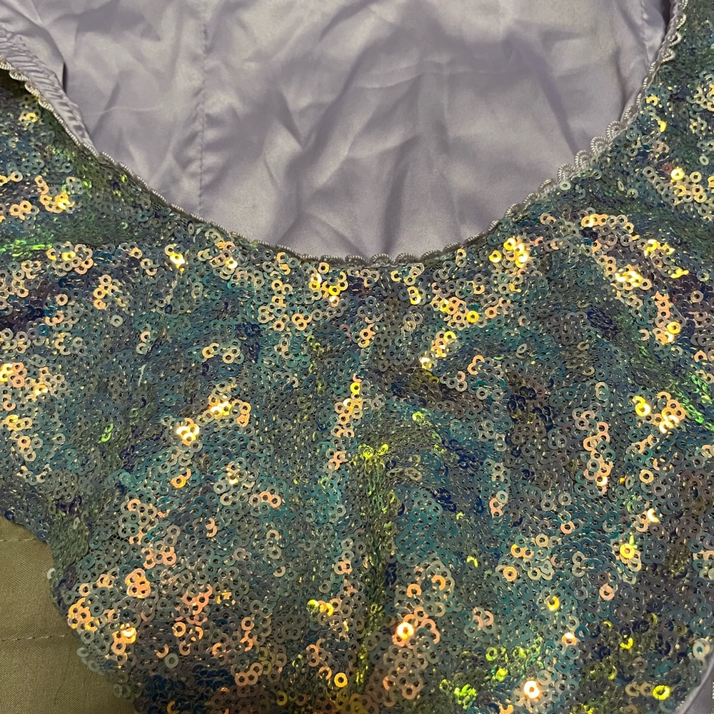 For Love and Lemons sequined bodysuit.